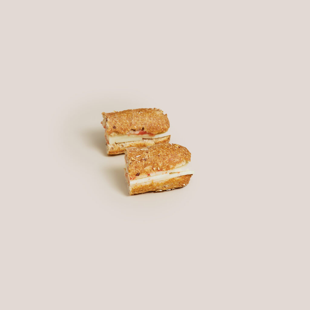 Cereals baguette with cheese MIni
