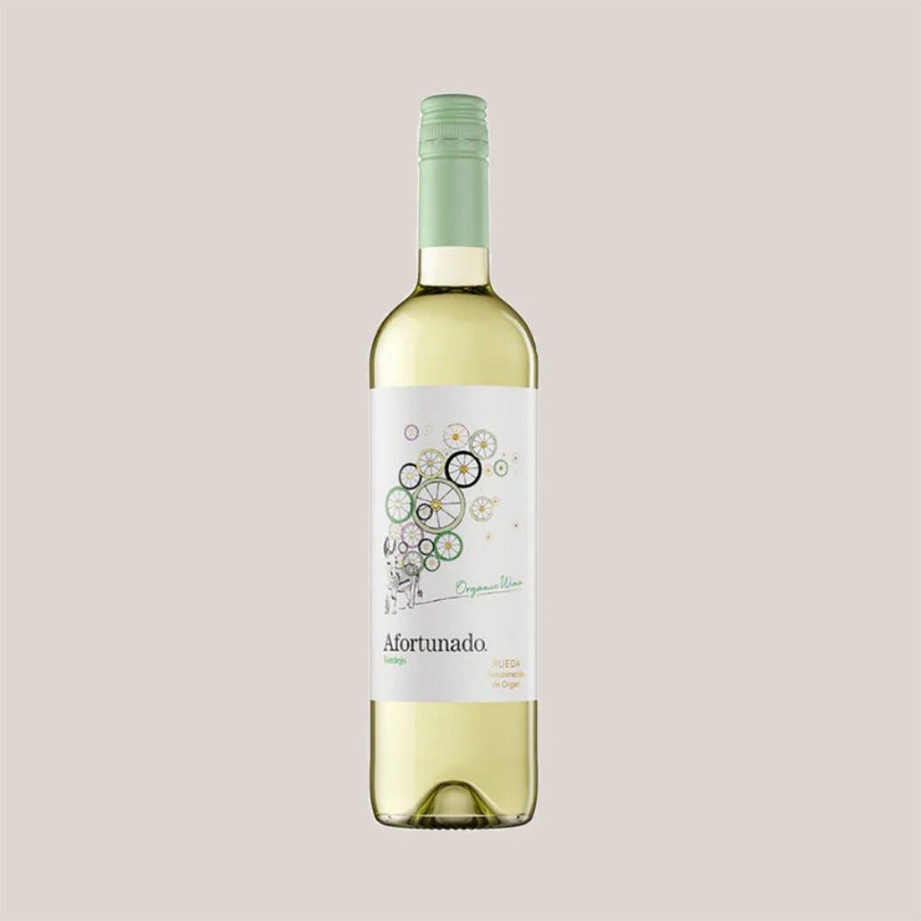 Vino blanco verdejo “Afortunado”