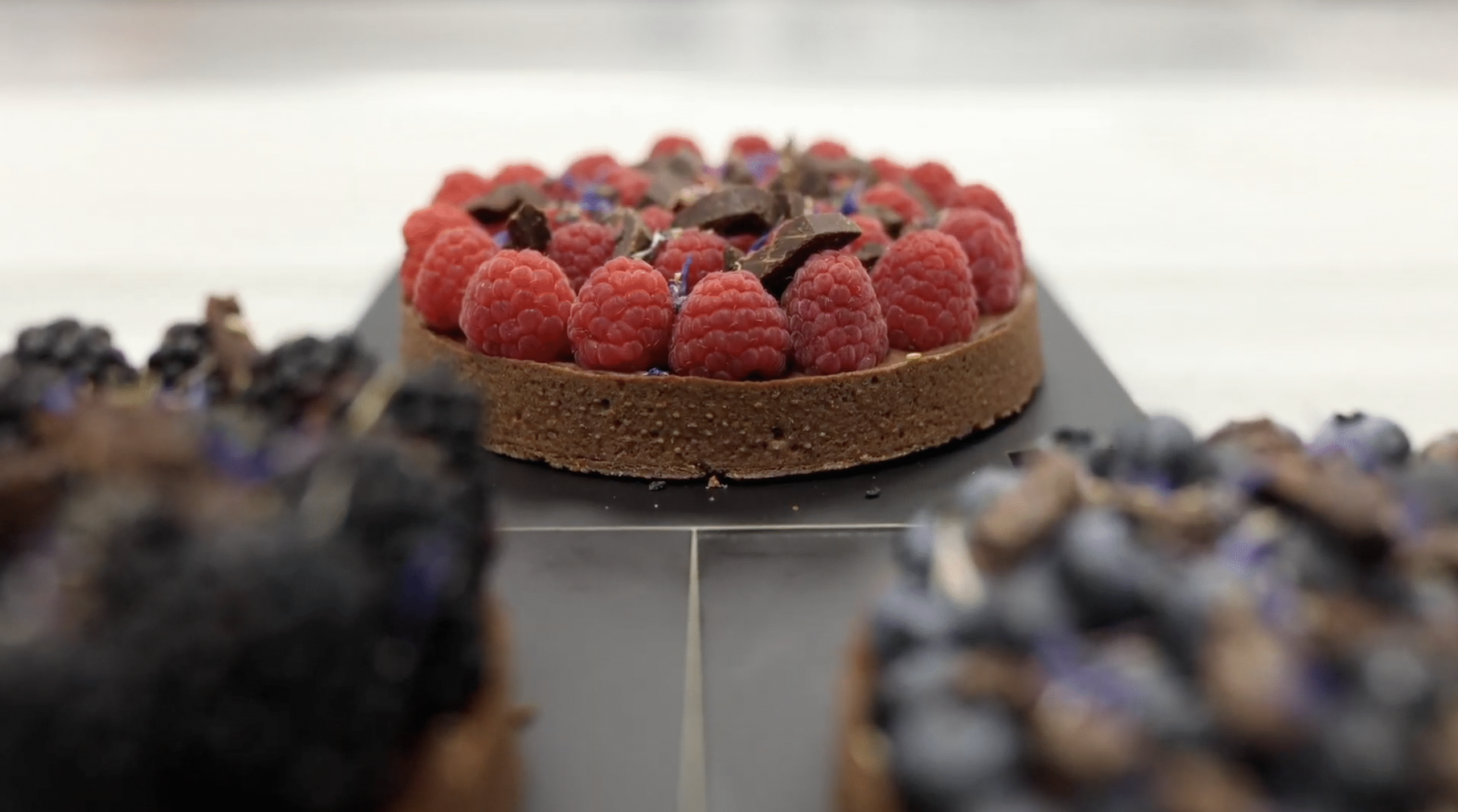 Tartaleta Healthy de Cacao, Avellanas y Frutos Rojos